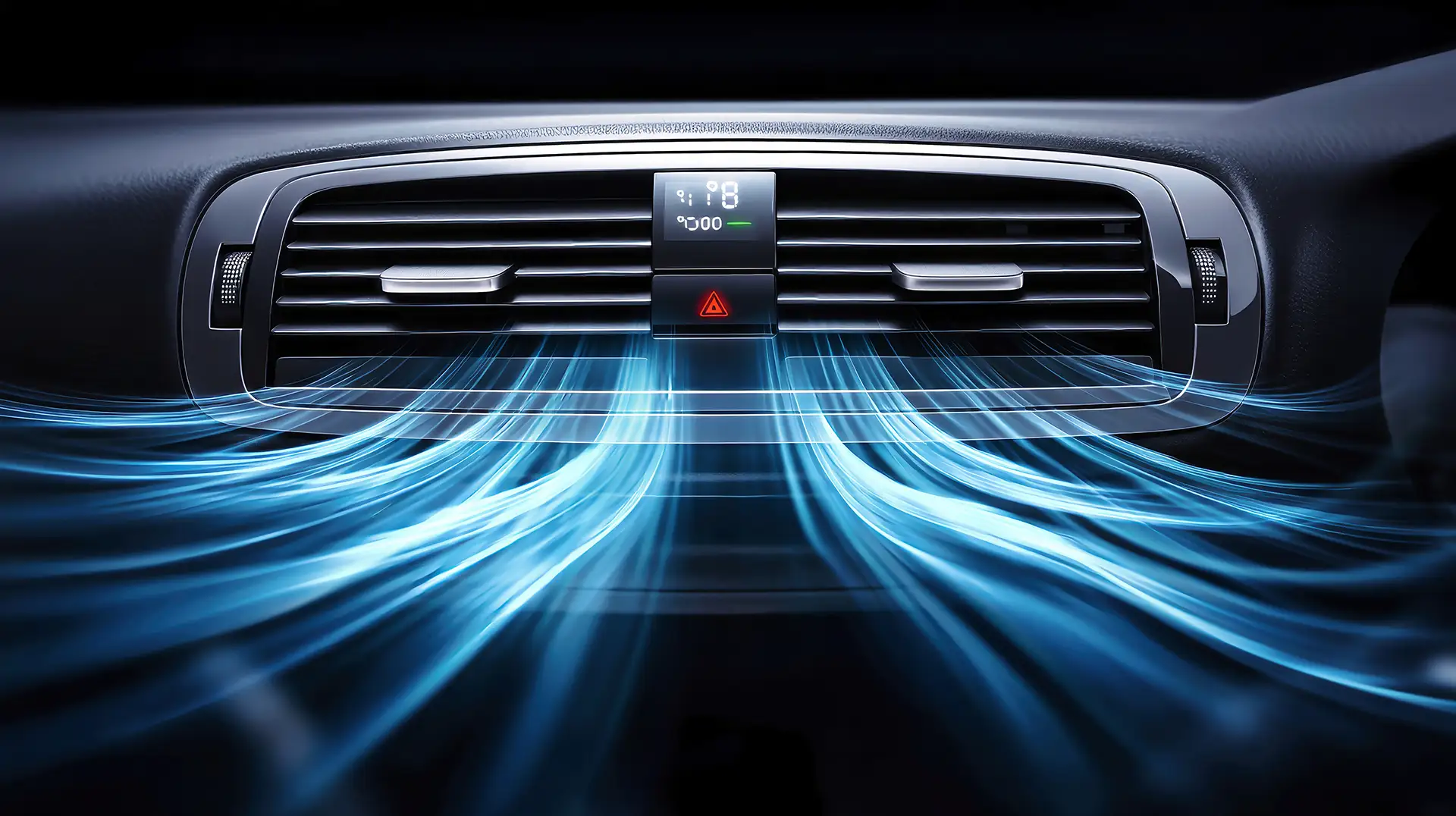 Kühle Brise aus der Autoklimaanlage 